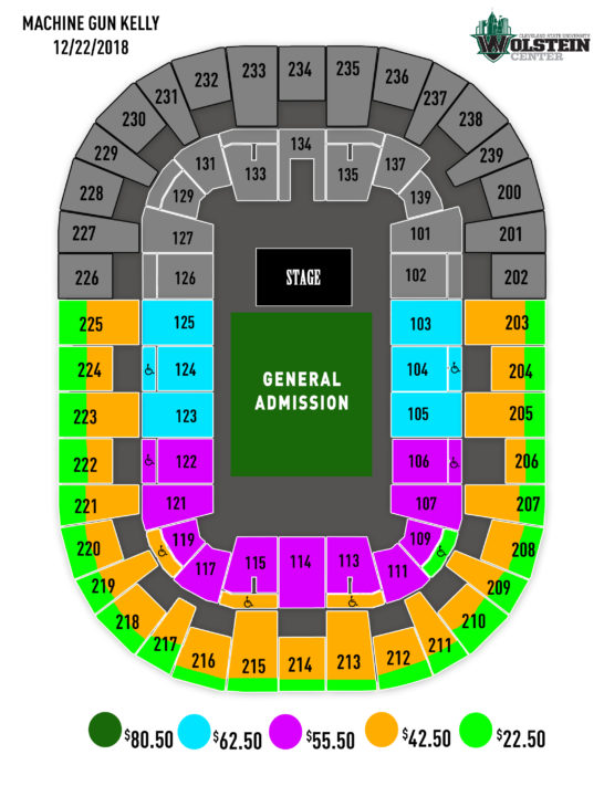 Wolstein Center Seating Chart Mgk