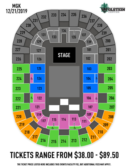 Wolstein Center Seating Chart Rows